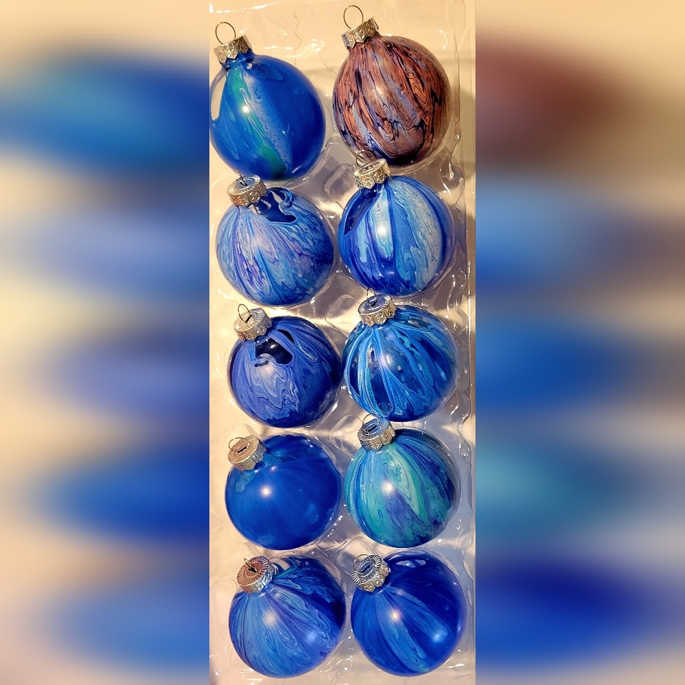 Unique Glass Christmas Ordaments
